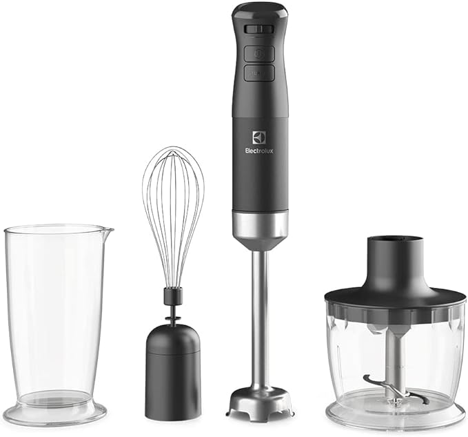 Mixer Misturador Multiuso Electrolux 3 em 1 2 velocidades 3 acessórios mini processador capacidade 600ml