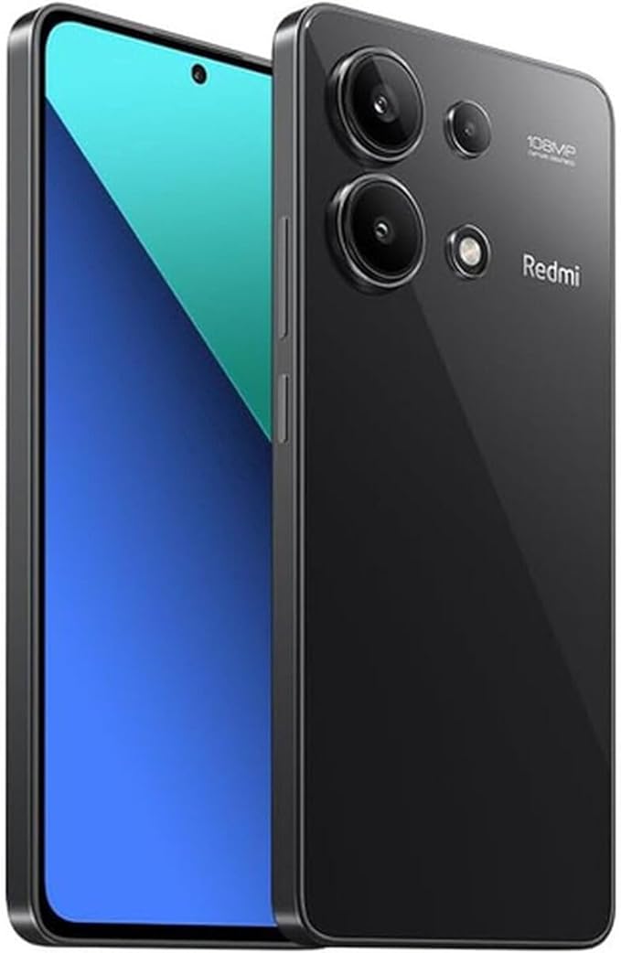 Smartphone Xiaomi Redmi Note 13 8+256G Powerful Snapdragon® performance 120Hz FHD+ AMOLED display 33W fast charging with 5000mAh battery No NFC (Black)