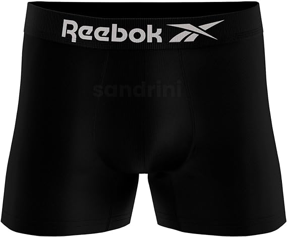 Kit 12 Cuecas Boxer Reebok Masculinas Microfibra Adulto Box Sem Costura