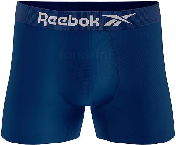 Kit 12 Cuecas Boxer Reebok Masculinas Microfibra Adulto Box Sem Costura